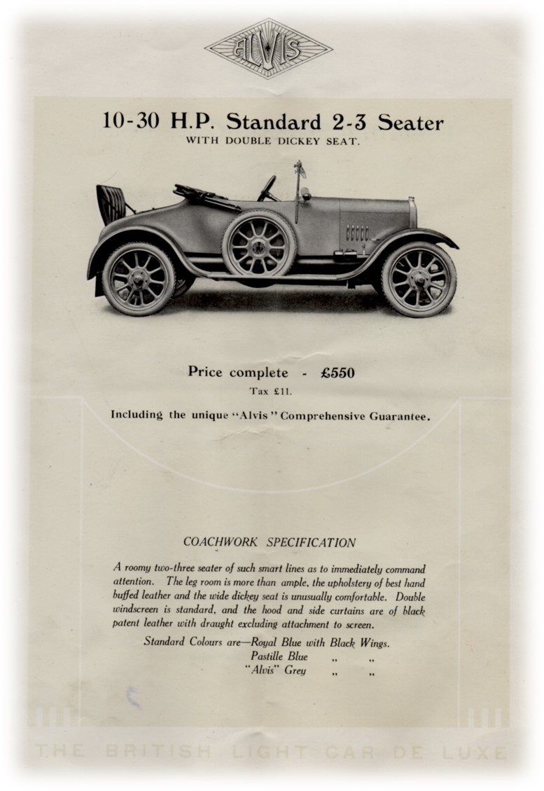 AlvisCarCompany's tweet photo. Our first model - the 10-30.
"A roomy 2-3 seater of such smart lines as to immediately command attention."
#throwback #history #Alvis #AlvisCars #ClassicCars #HistoricCars #VintageCars #LuxuryCars #Alvis100 #craftsmanship #UKmfg #BritishHeritage #MadeinBritain https://t.co/6gJcfH3PzK