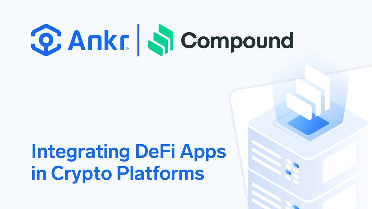 We are proud to present our industry-first, one-click API integration service for the <a href="/compoundfinance/">Compound Labs</a> #DeFi protocol! 

Read all about it here: bit.ly/AnkrXCompound

#Ankr $ANKR $COMP