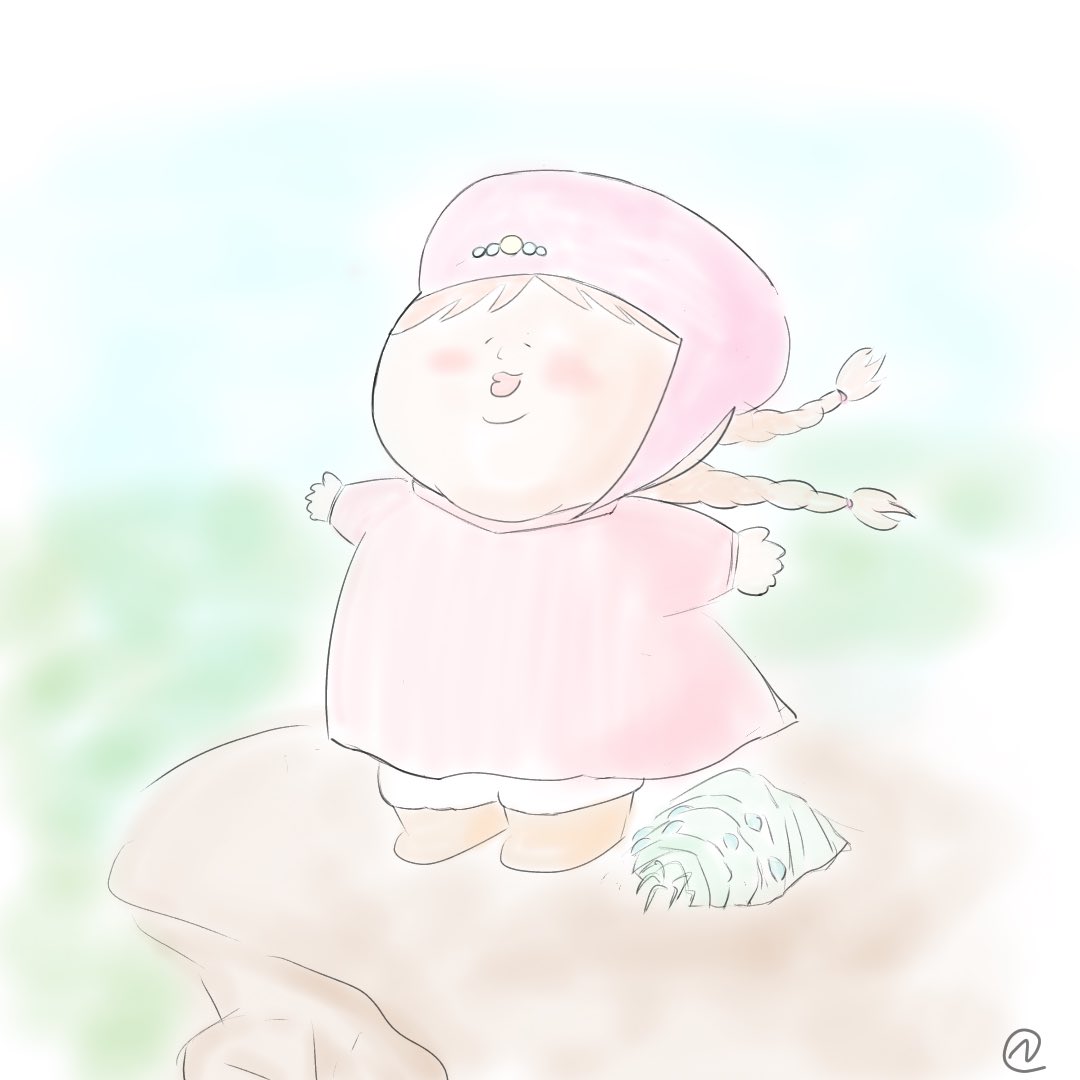 風を感じてる幼少ナウシカと王蟲 最近ジブリを柔らかい感じで仕 Nuuのイラスト 風を感じてる幼少ナウシカと王蟲 最近ジブリを柔らかい感じで仕 Nuuのイラスト