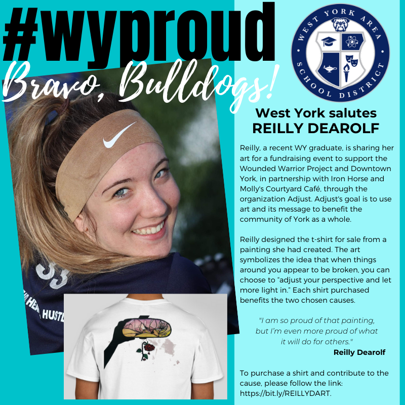wyasdblue's tweet photo. June 25, 2020: The WYASD salutes REILLY DEAROLF!
#wyasd #wyproud

Know a WY teacher, student, or staff member that deserves recognition for going above and beyond? Email: cmgreco@wyasd.org https://t.co/hlNNOxNy9p