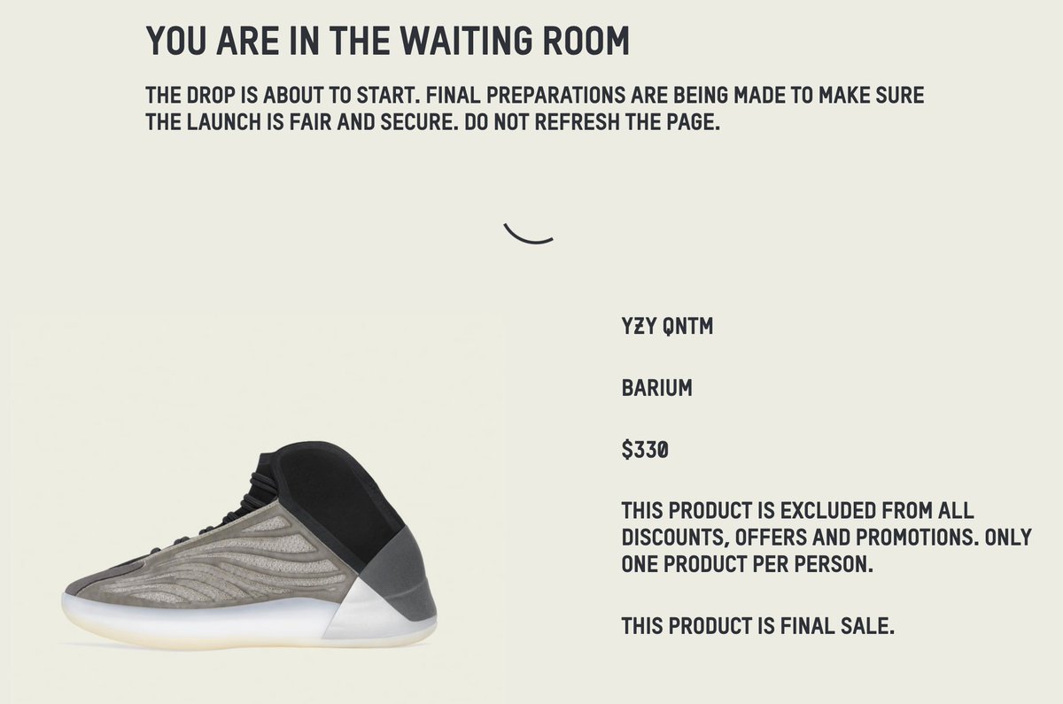 adidas YZY QNTM Barium Infos de sortie SneakerNews.com.