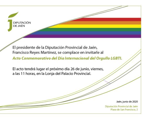 🏳️‍🌈Este año, con motivo del estado de alarma no tenemos actividades del #28deJunio, pero te invitamos a asistir 🏳️‍⚧️MAÑANA 26 de Junio, a las 11:00, a la Lonja del palacio provincial de #Jaén capital.
#LGBTI <a href="/dipujaen/">Diputación de Jaén</a>
#PRIDE
#JAÉNLGBTI
#JAÉNPRIDE