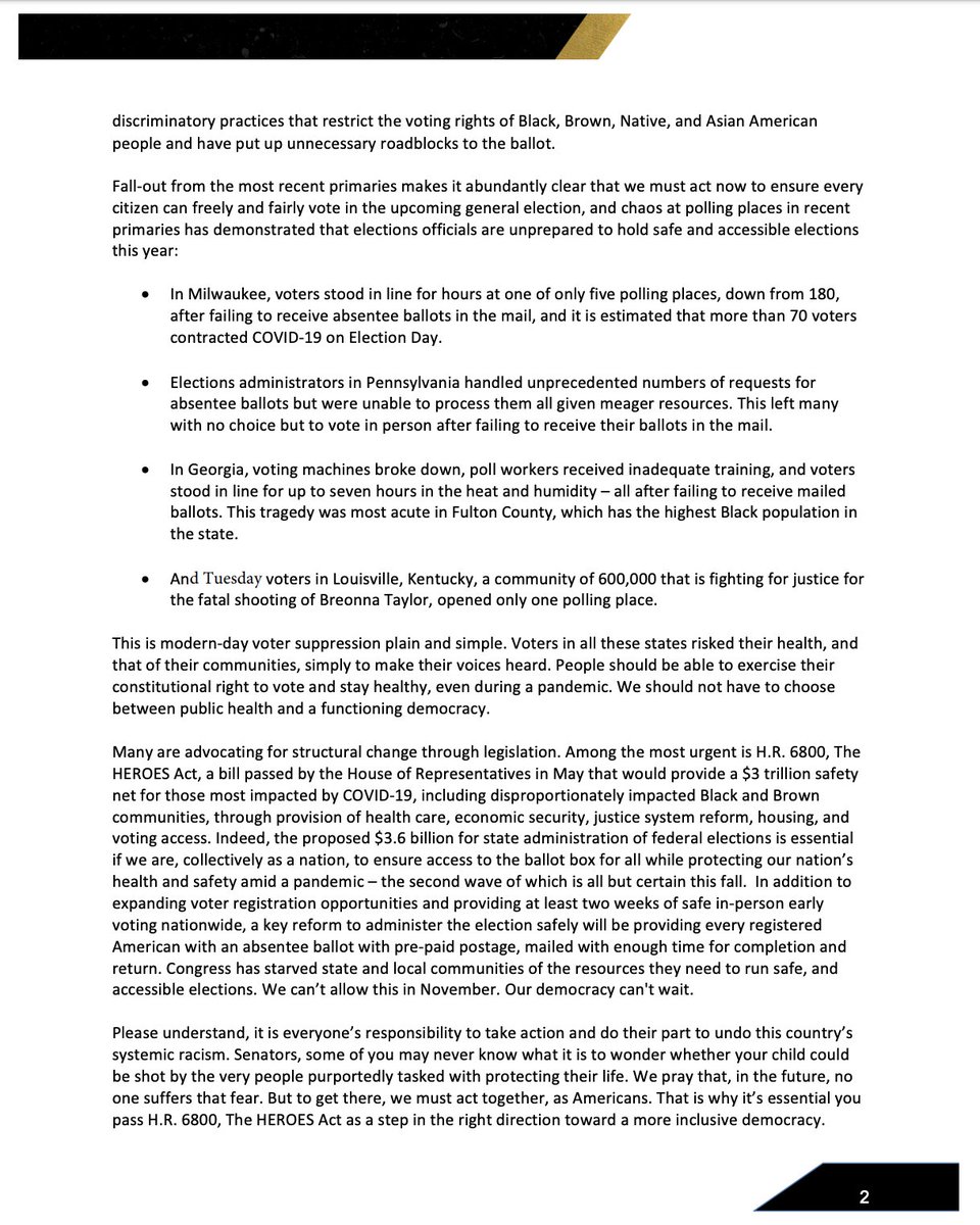 Screenshot of page 2 of the letter. The full text is available through the link in the original tweet.