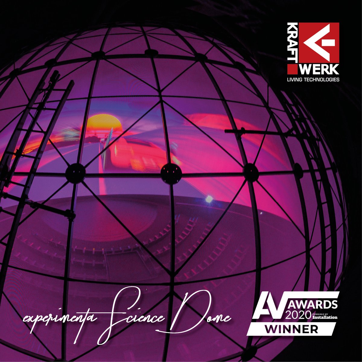 kraftwerk_LT's tweet image. Winner of #AVTechnologyAwards&apos; &quot;Visitor Attraction Project of the Year&quot; with the amazing experimenta Science Dome. 🤩🎉

future.swoogo.com/avtech/2020win…

Many thanks to #experimenta for having us on board for this special project which is definitely an experience you don&apos;t want to miss!
