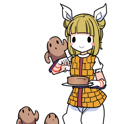 杖刀偶磨弓 「! 」|ふみ切のイラスト
