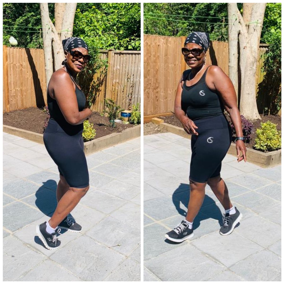 What a wonderful lady! Would you believe that she's 58 young & has just finished her workout rocking shorts and vet set from our ClassicFit range!
Thank you Viola for sending these lovely photos. Keep up the good work.
#plussizefitwear #beautyisnotasize
#beautyhasnoweightlimit