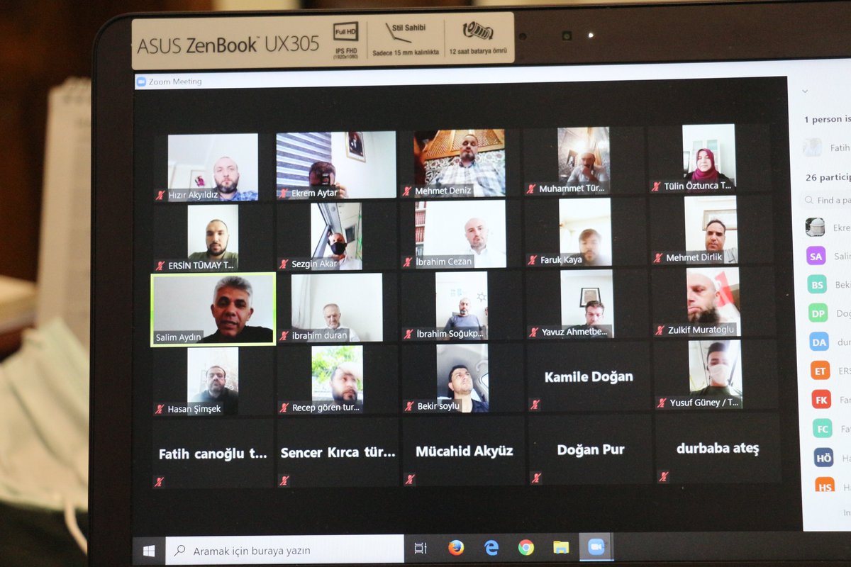 turcekder's tweet photo. TÜRÇEK derneğimizin türbelerde görevli arkadaşlarımıza online olarak düzenlediği programlar serisinde bu gün; Milli Savunma Ün. Öğrt. Gör. Dr. Salim Aydın "İstanbulda yaşama sanatı." konulu programı gerçekleştirdi. #HalukDursun https://t.co/brraAqGN9T