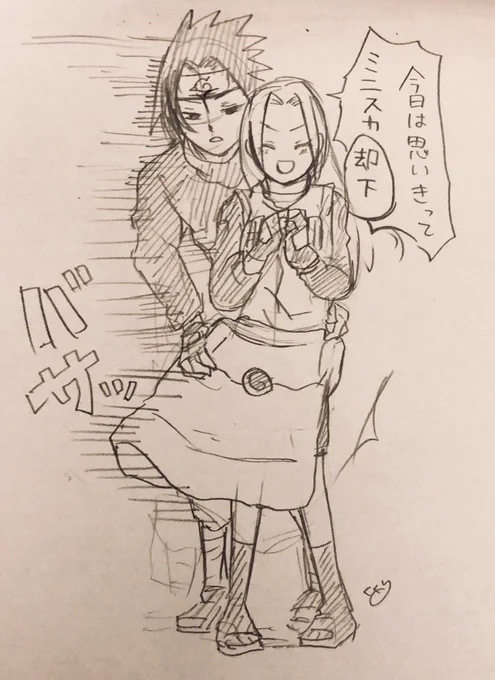 寝る前の落書き 