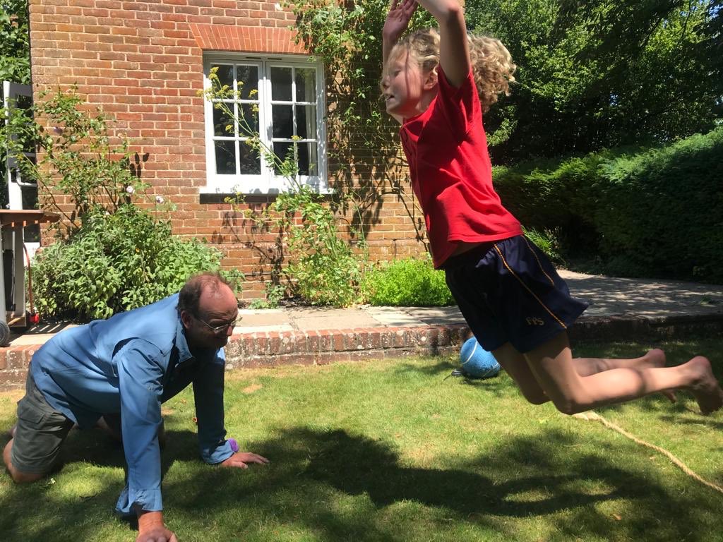 FPS_Sport's tweet photo. First events underway. Greg Rutherford eat your heart out. #fulhamschool #gregwho #virtualsportsday https://t.co/SFJiIgnwgm