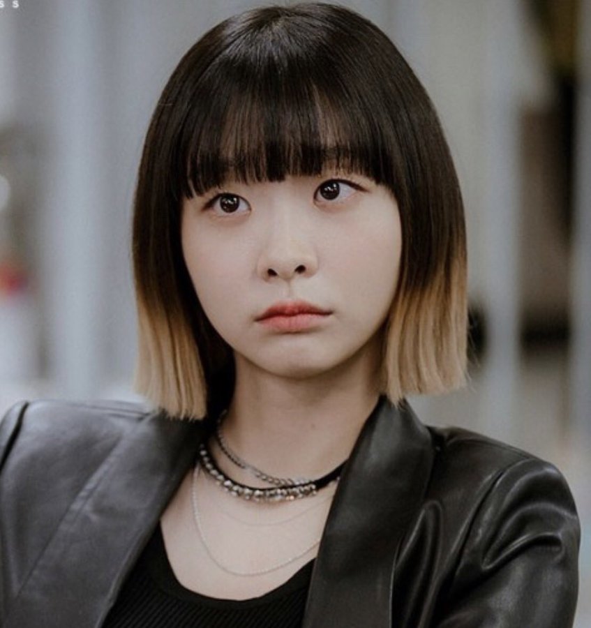 MEOW BY MINA ライダースジャケット 梨泰院クラス イソ役 キム・ダミ