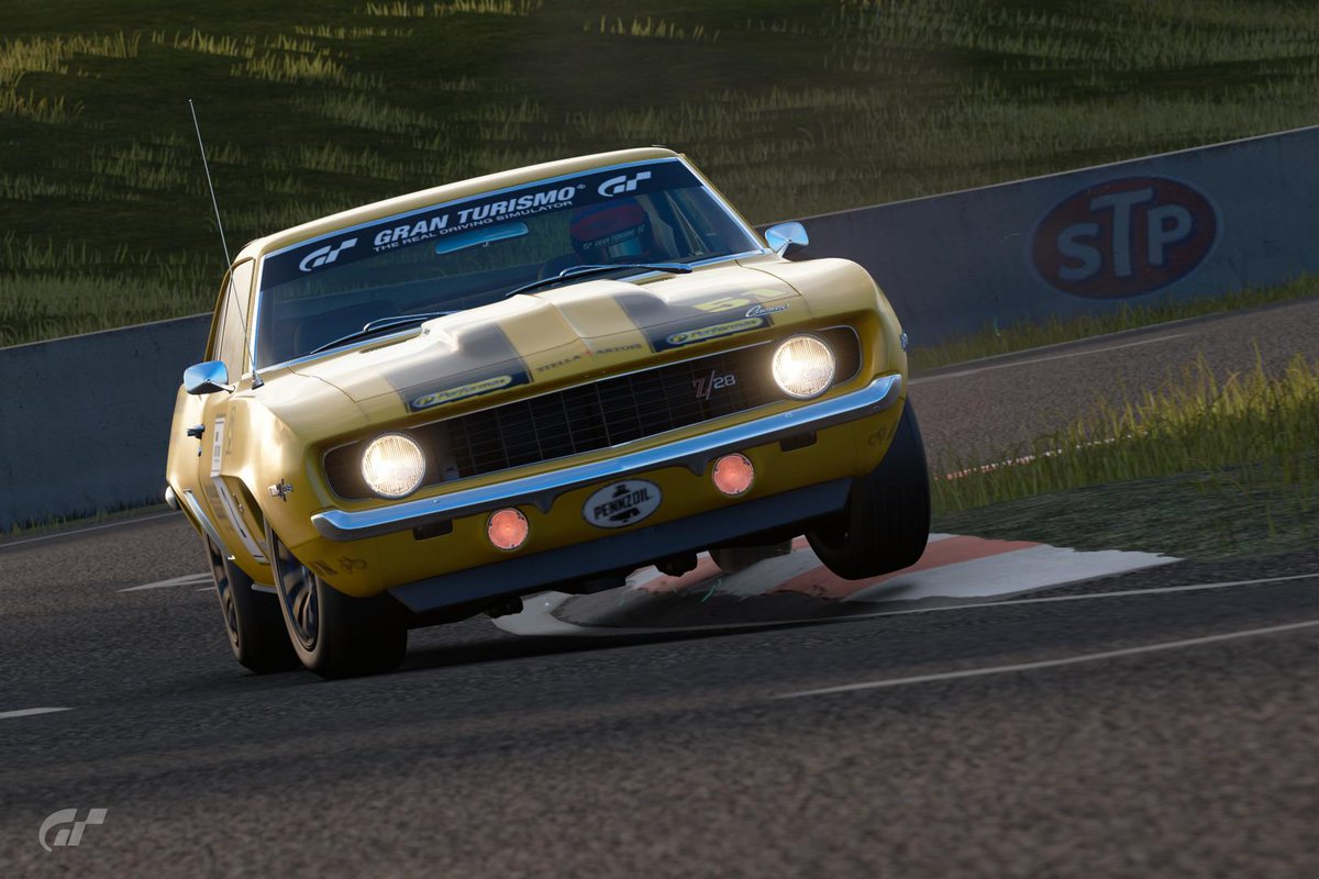You wouldn't wanna pick a fight with this American muscle car 💪 #GTSport