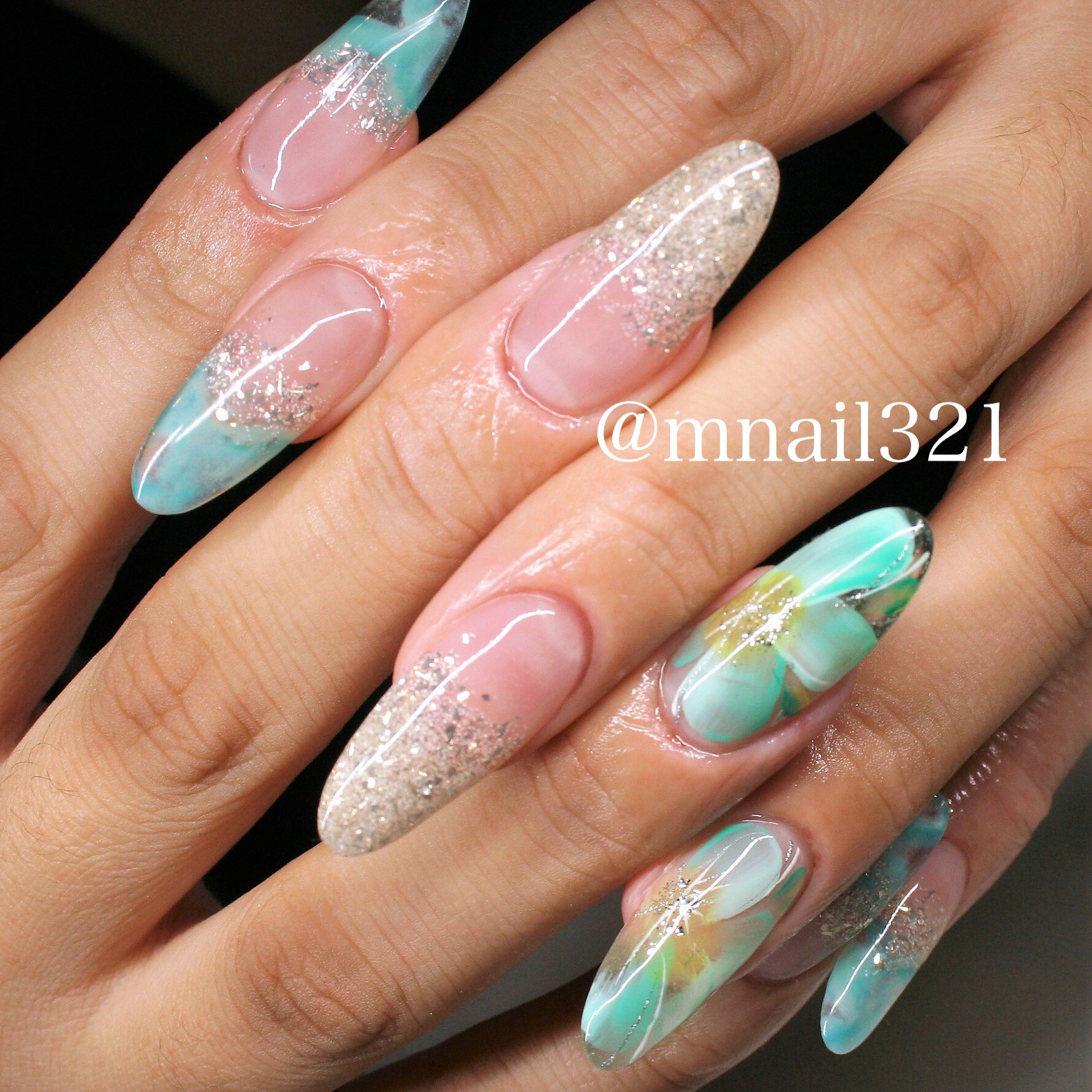 M Nail お客様ネイル スカルプ デザインスカルプ お花アート お客様ネイル ジェル ジェルネイル スカルプ スカルプネイル 自宅ネイル 自宅ネイルサロン 自宅サロン東京 格安ネイル ご連絡お待ちしております 夏ネイル 夏ネイル