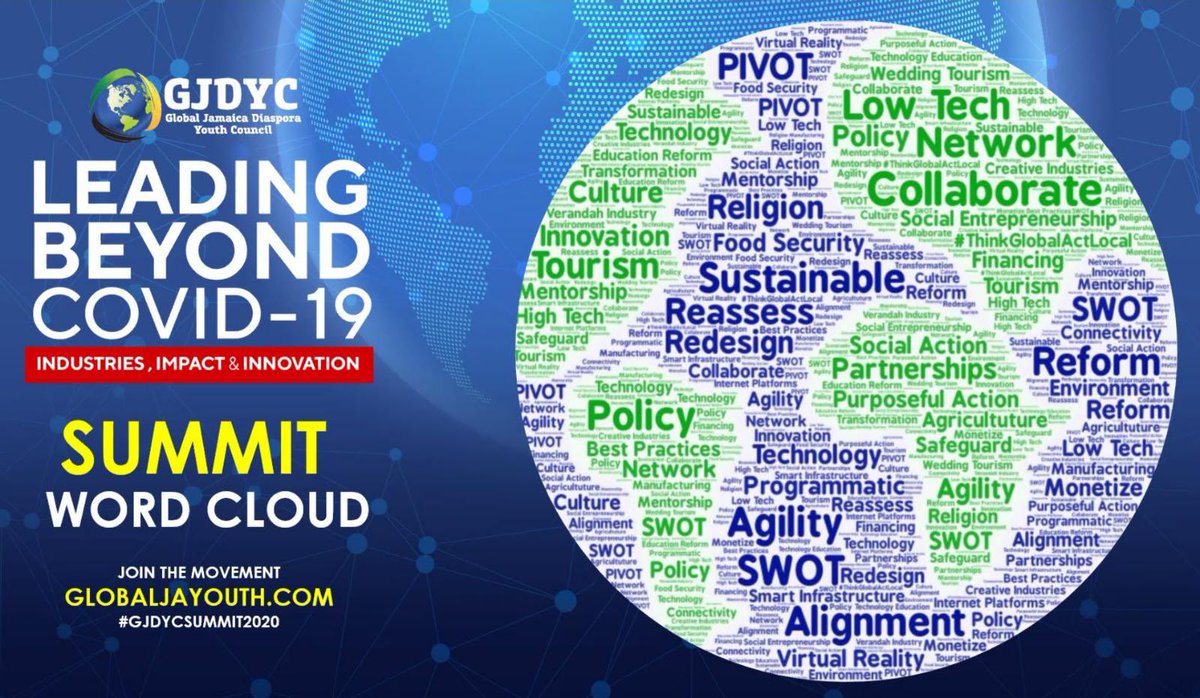 GJDYC_Official's tweet image. What key words stood out to you most from our #GJDYCSUMMIT2020? Here are a few that resonated with us from the sessions last week. Which one was your favourite? Did we miss any? 
Join the movement to stay updated on our developments post-summit globally and locally. 
#GJDYC
