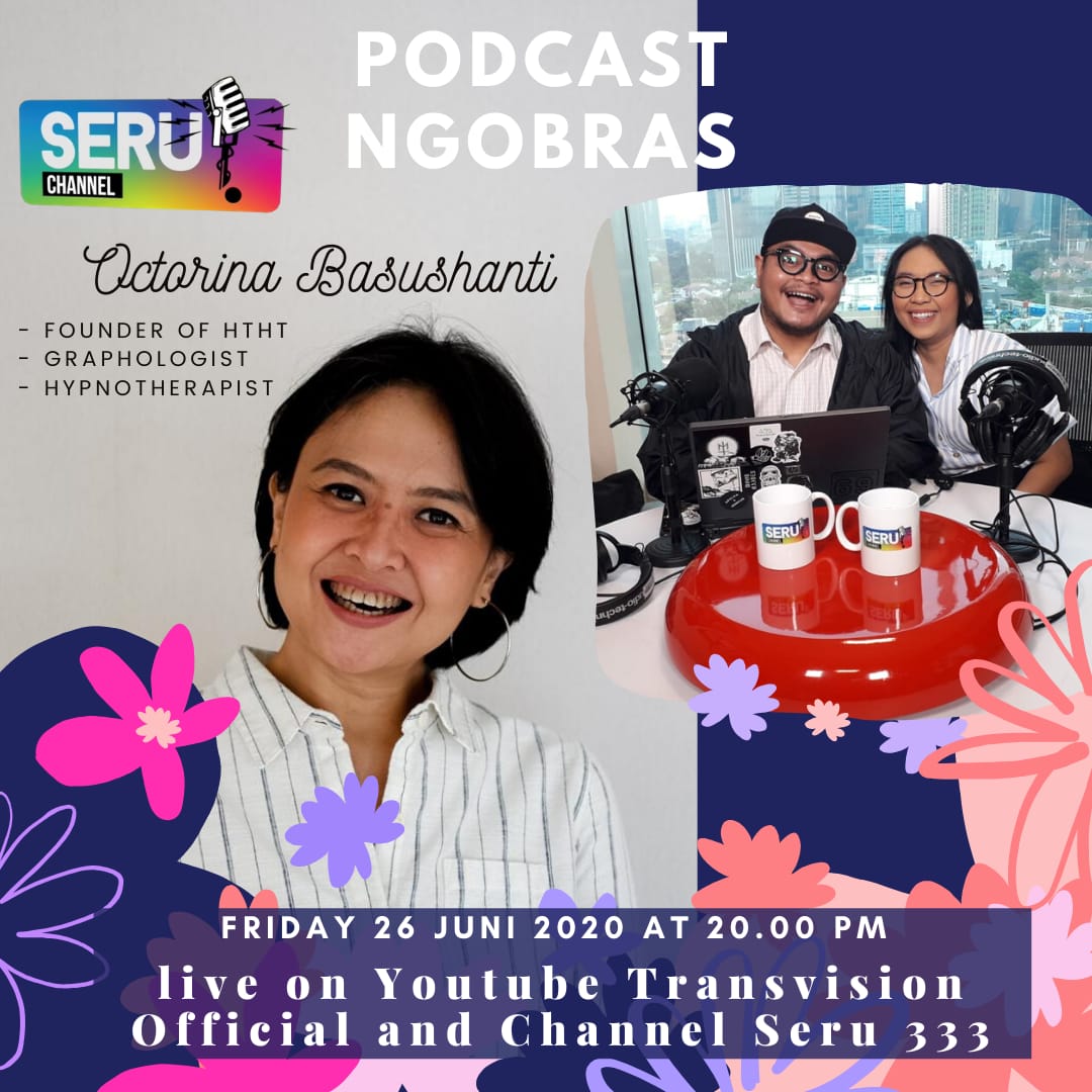 riaakece's tweet photo. Bersama Octorina Basushanti - Graphologist &amp; Hypnotherapist, Bismo &amp; Ulil akan mengulik lebih dalam tentang kebutuhan di masa pandemi dari sisi lain yang kerap kali terlewatkan oleh kita. 
Saksikan Ngobras! Jumat 26 Juni 2020, pukul 20.00 LIVE! di Youtube Transvision Official https://t.co/KwlRfOSgR5