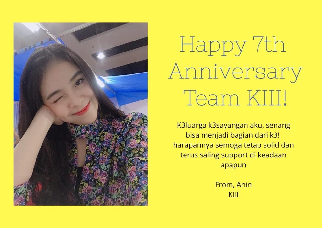 #7ourneyOfKIII 
<a href="/_JKT48TeamKIII/">JKT48 Team KIII</a> yang ini jeleeeeeee min member nya