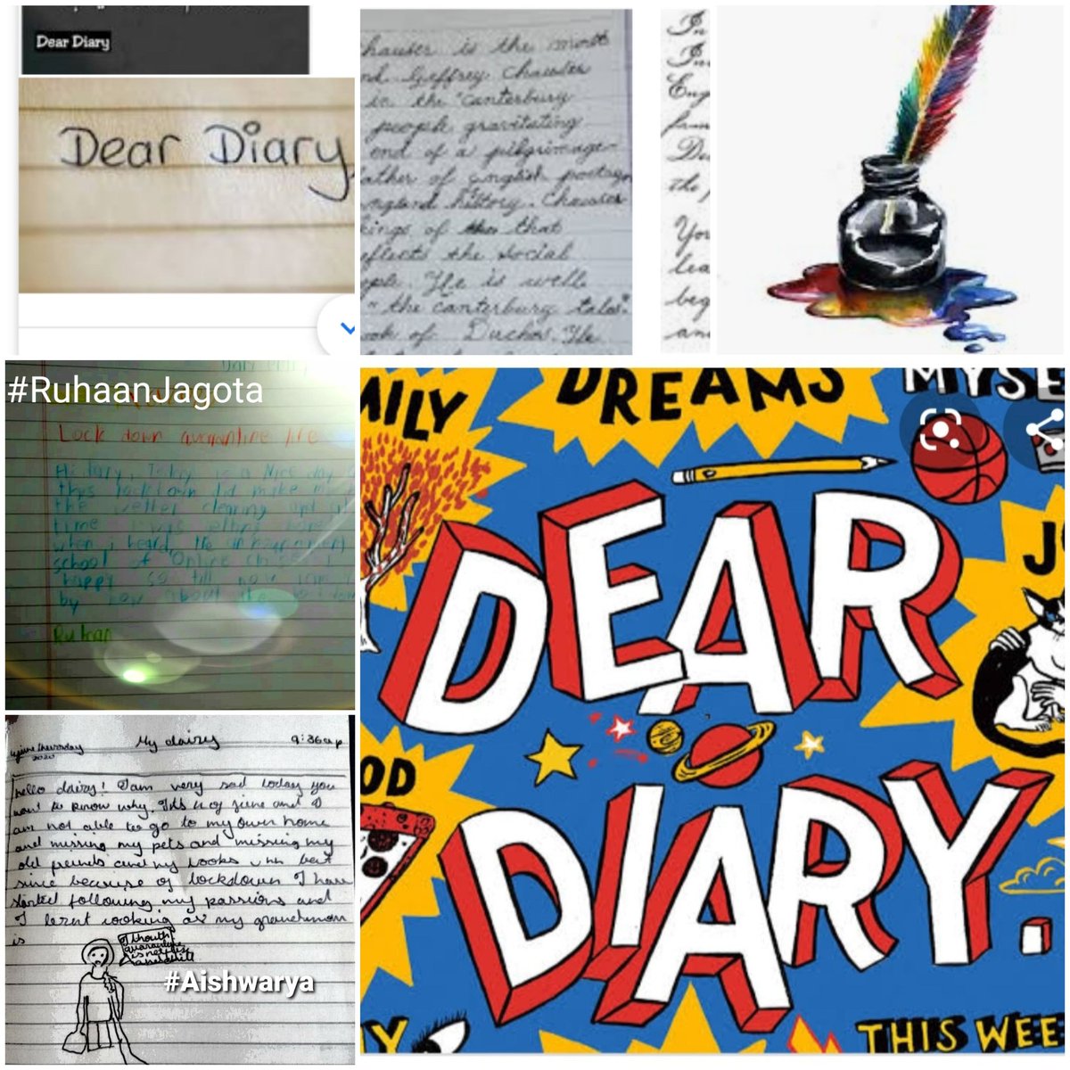 Harshita_GAV's tweet photo. Blessd💫IsTOneWhoKeeps🖋️DailyDiary📝&amp;CmparesTheEntryOfThisWeekWithThatOfTheLast4HeWillRealizeHisGoalsQuicker!🏆
#LearningDuringLockdown #Love4PaperAndPen @IprmGrp @ipsindirapuram @RitaSingh0210 @sonal_rwt @Shalini040876 @akmittals @Anupam_Sharmaa @Trishna14926885 @sakshi43969207 https://t.co/OSMn6j3Yhc
