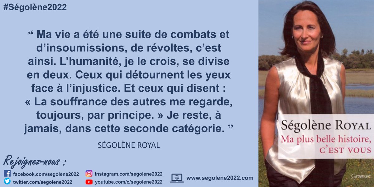 Segolene2022's tweet photo. #Ségolène2022
#SégolèneRoyal 
@RoyalSegolene 
#MaPlusBelleHistoireCestVous https://t.co/ODmWPakxxx