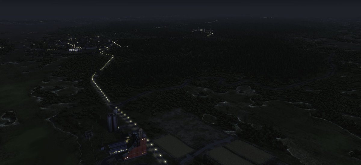 the (barely-used) highway network between the ЗАТО Kuurlodym, Ruchyi, and Dzerzhinsk is now fully lit owo