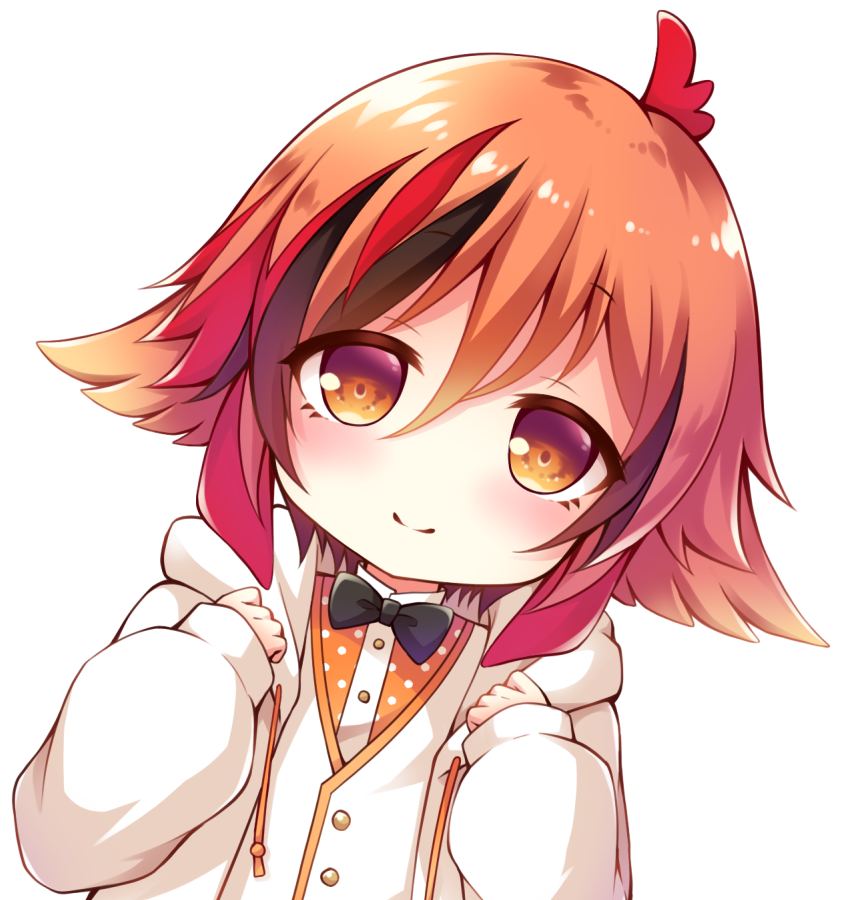 らんあーと 表情差分 透過png 全身 アップ 笑顔 ウインク 翔稚ヒカル のイラスト