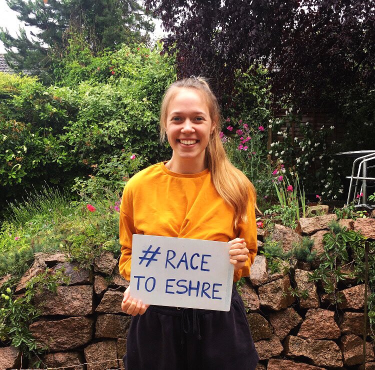 MScHCEAC's tweet photo. Another #MScHCEAC team introduction! MSc student Fran has been working hard collecting distances and adding up our current #RaceToESHRE total! Will we reach Copenhagen today?!? https://t.co/1oZ6tOkgw8