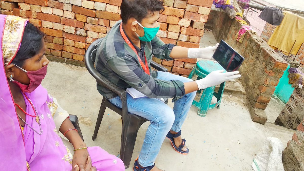 ADTPIRAMAL's tweet photo. Providing telemedicine services at the doorstep of the rural communities. 

Adapting to post COVID-19 needs, @PiramalFdn developed a telemedicine solution that can be operated using mobile-based application of the FLWs. 

Glimpses from our Pilot in Bihar #AspirationalDistricts https://t.co/bWyIAaudfN