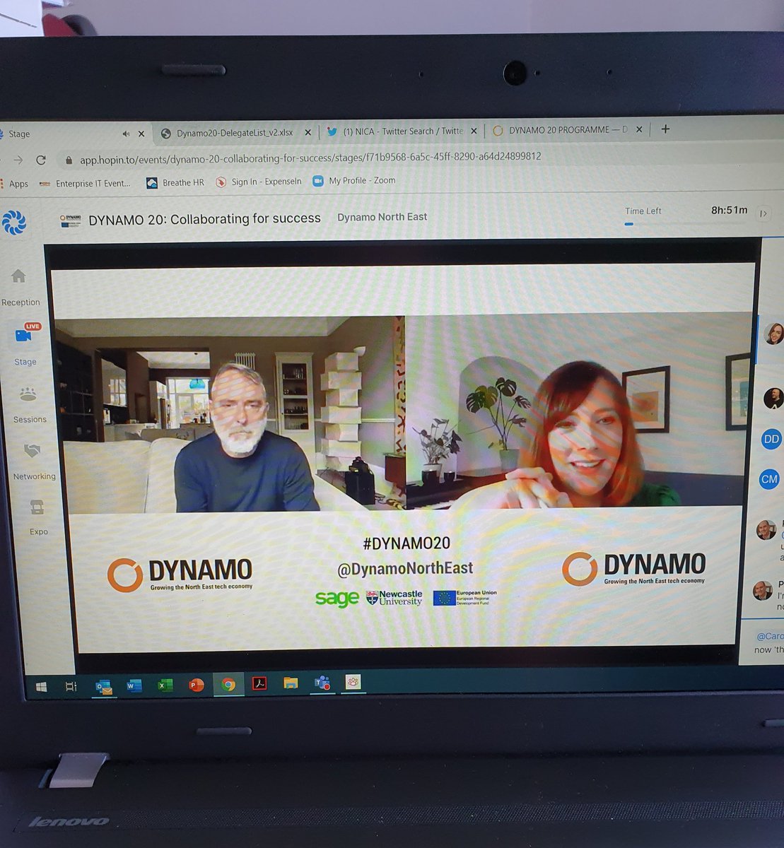 At #TVBCMembers <a href="/dynamonortheast/">Dynamo North East</a> #Dynamo20 event today representing @CommunicatePLC, hearing from <a href="/sageuk/">Sage UK</a> <a href="/CharlieHoult/">Charlie Hoult</a> @InnovAgeUK

In the words of <a href="/hirecaroline/">CarolineTheobald CBE</a>, "let's focus on 'the new future', rather than the new normal."

PS. Love the voices of <a href="/chatcharlton/">Charlie Charlton</a> &amp; Nic Palmarini