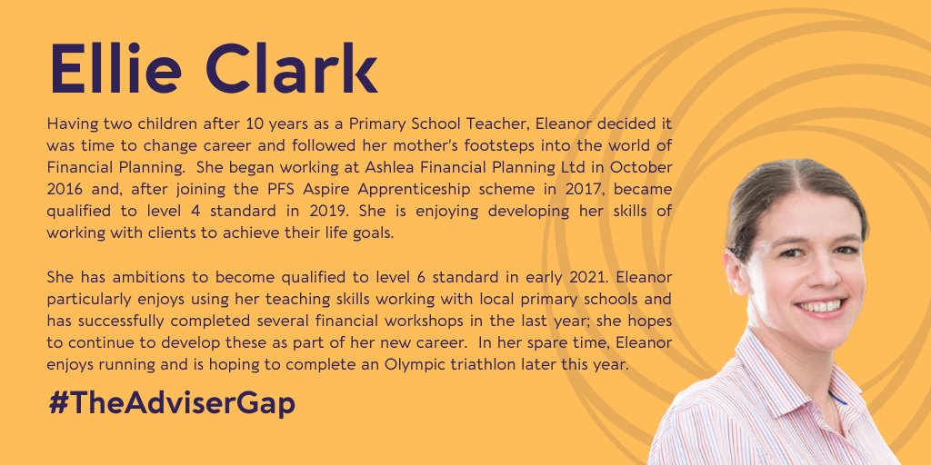 Speaker number 3 on #TheAdviserGap is <a href="/ERCAFP/">Ellie Clark</a> with 'What a hoard of 4-year-olds taught me about being a financial planner' 👩‍🎓

#NEXTGEN20