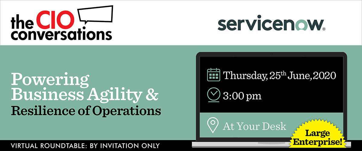 CIOin's tweet photo. Less than an hour to go for our exclusive gathering of India's leading Large Enterprise Sector CIOs for a discussion on powering #businessagility &amp; #resilient  decision making. Event powered by @servicenow and moderated by @Shaanemaan! 
#CIOIndia #ServiceNow https://t.co/QIio2cLuWJ