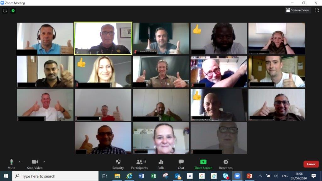 UPSIntegradUK's tweet photo. Congratulations & thank you to all VSPT#04 participants for your contributions this week. Who would have thought that virtual learning could be so much fun! 😁 #SafetyFirst #MethodsProfessionals #Mostimportantstop #BeTheBrand https://t.co/YSMtjShpbv