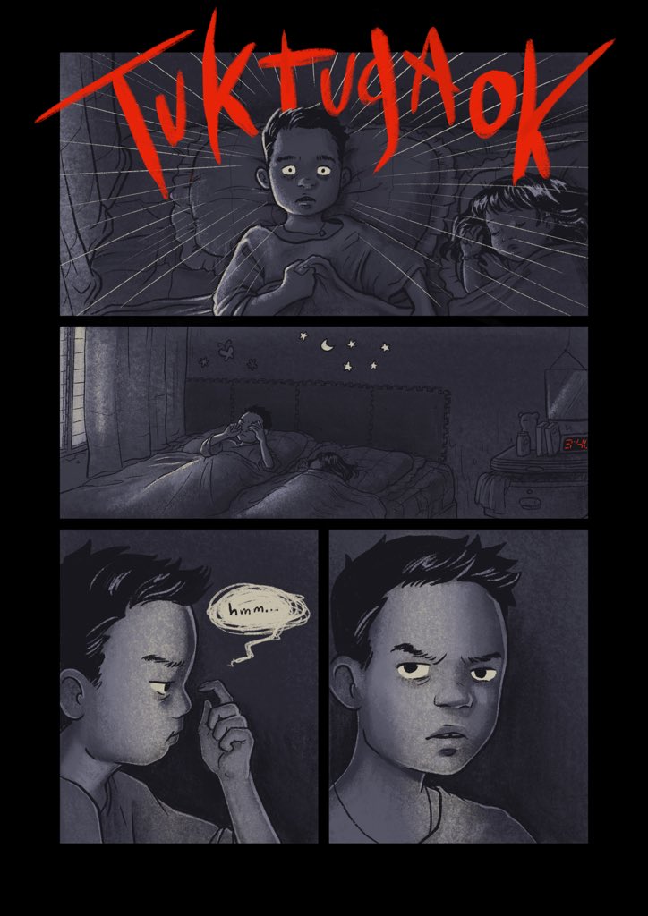 Wahhh my first short comic from 2019, when i had moved back to my hometown and i kept hearing sounds outside. 

1/2 