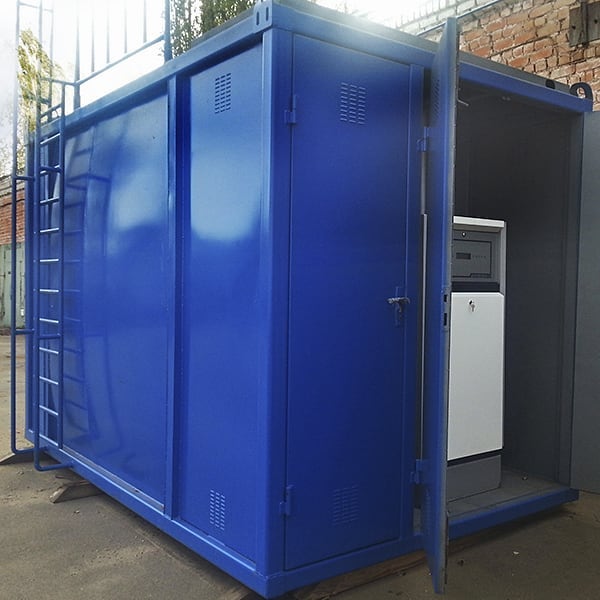 Prompribor's tweet image. ООО #Ливенка производит контейнерные АЗС различных типов, состоящие из топливораздаточных колонок собственного производства и одно/двустенных топливных резервуаров серии "Minotaur" германской фирмы "KrampitzTanksystem".