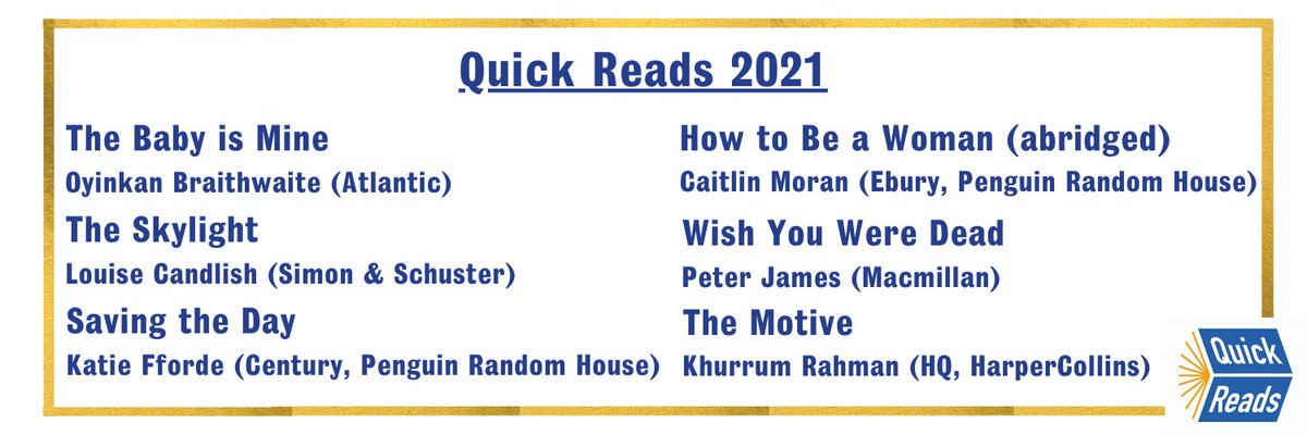 We're delighted that <a href="/peterjamesuk/">Peter James</a> is part of the 2021 <a href="/readingagency/">The Reading Agency</a> #QuickReads. This brilliant scheme aims to tackle the UK's literary crisis and we're proud that Wish You Were Dead has been included in it.