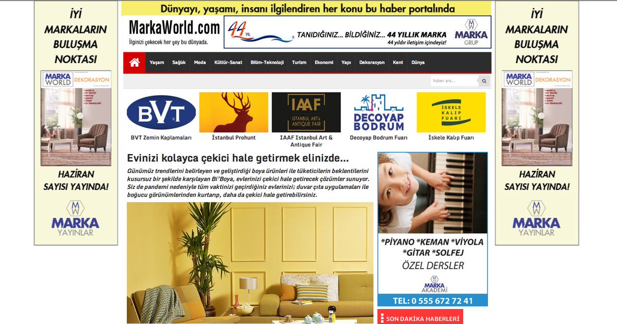 Evinizi kolayca çekici hale getirmek elinizde…
#BiBoya #Dekorasyon 
markaworld.com/evinizi-kolayc…
<a href="/KalekimAS/">Kalekim AS</a> <a href="/KalekimInt/">Kalekim International</a>