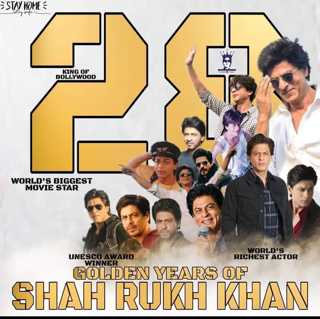 perfecthussain9's tweet photo. #28YearsOfKingOfBollywood A golden Journey of #ShahRukhKhan #KingKhan #SRK28GoldenYears #SRKian #SRKisLife https://t.co/SOgtrJ7wmK