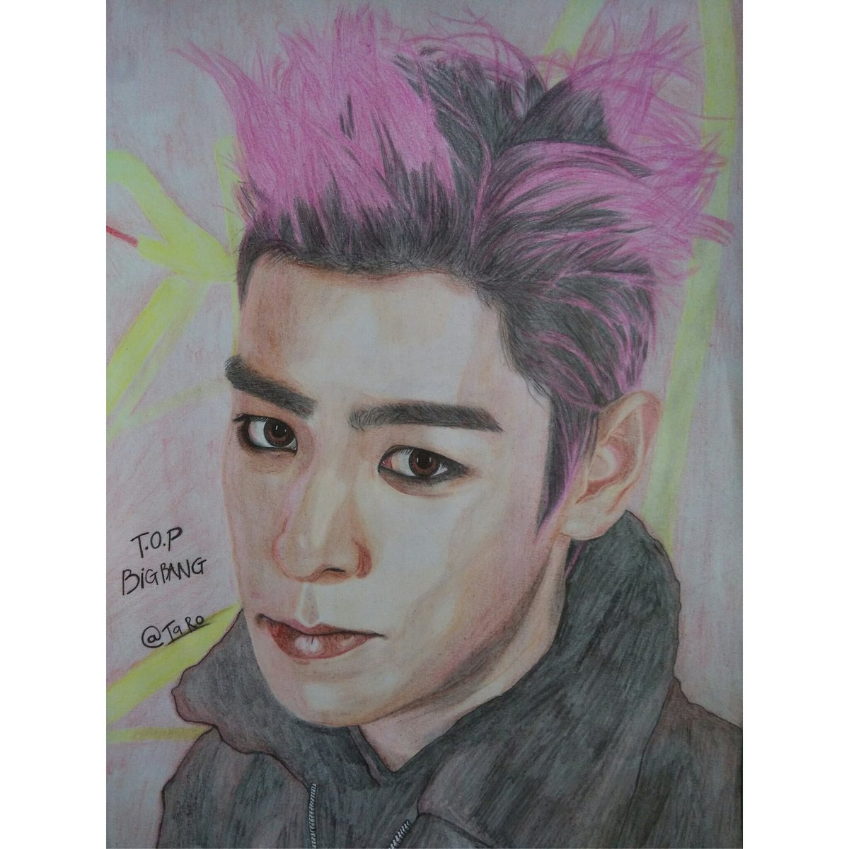 HungTaro's tweet photo. T.O.P - BIGBANG
.
.
.
.
.
#bigbang #bigbangvip #bigbangtop #topbigbang #bigbangforever #kpop #kpopl4l #kpopf4f #kpopidol #vietnam #vietnamese #vietnam🇻🇳 #draw #pencildrawing #drawing #drawings #hoasi #họasĩ #instagram #instalike #taro #callmetaro #artist https://t.co/i7DT4g5UhN