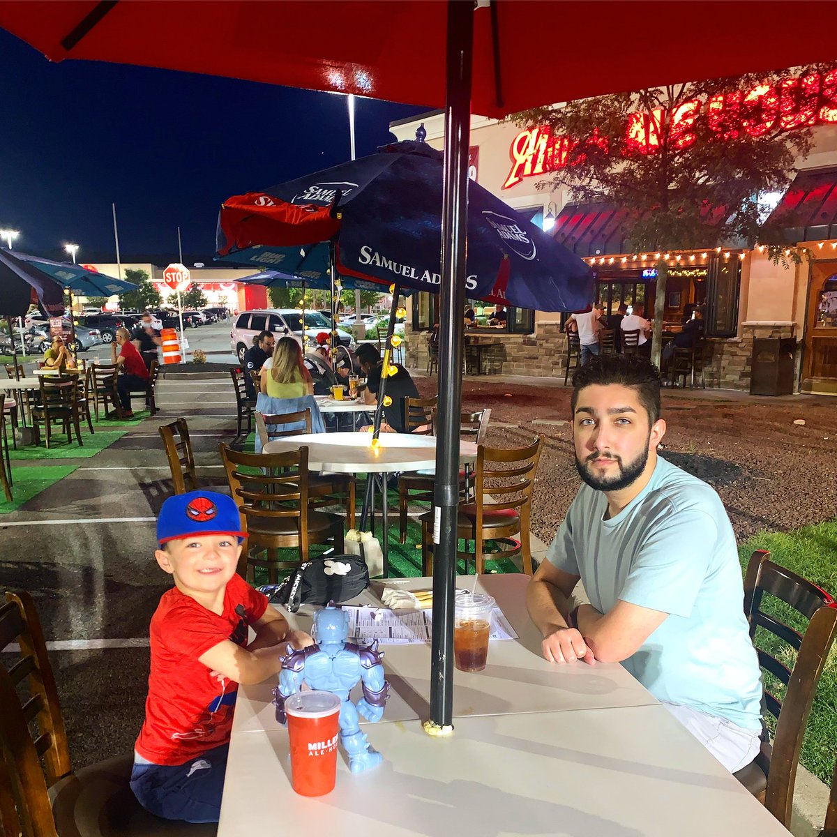 MichaelFlipper's tweet photo. Me and my son enjoying Phase 2 of NYC reopening. Stay safe everybody. #CoronaVirus https://t.co/beu7DmZHuj