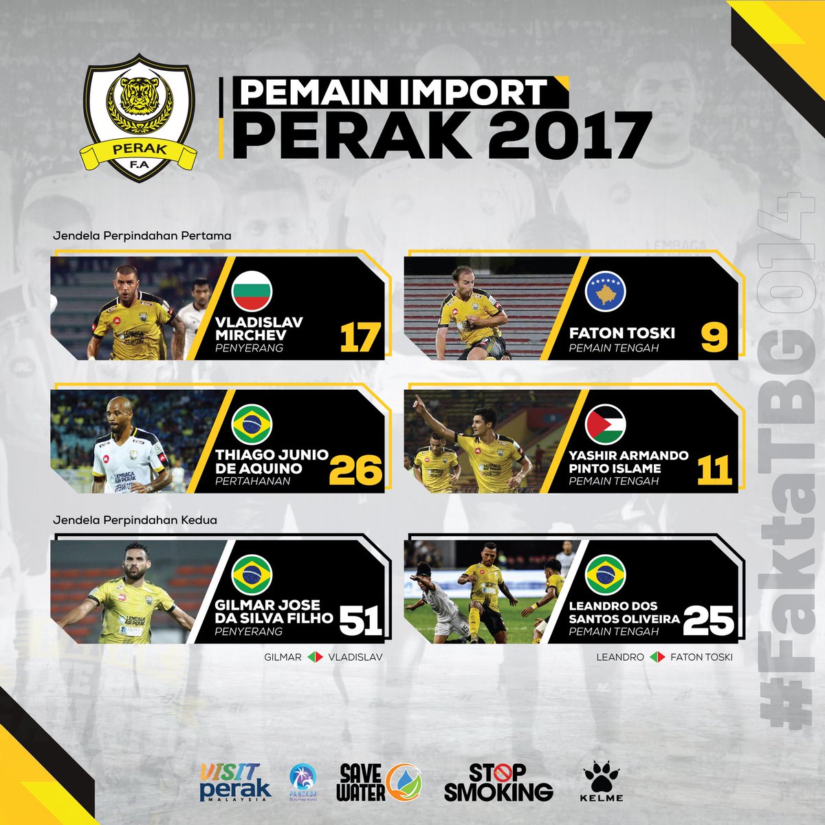 carta liga super malaysia 2017