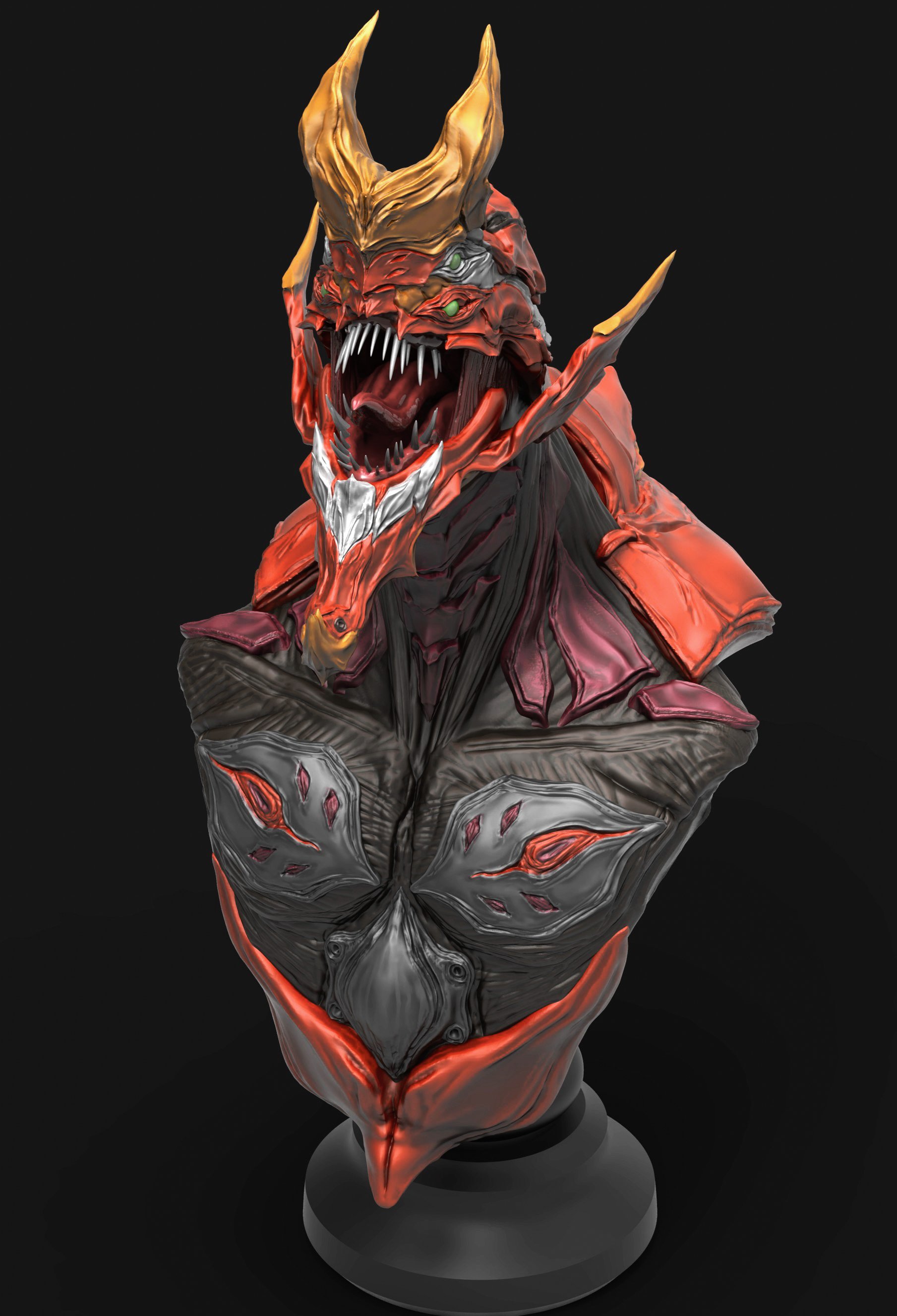 تويتر Megumu على تويتر エヴァ弐号機ザ ビースト 完成です 好き勝手にアレンジしてみました Zbrush Keyshot Evangelion T Co Iwjxez9isa