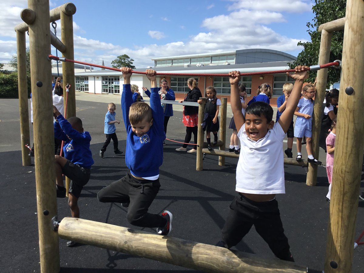 BpsEdie's tweet photo. My next happy memory is of our lovely times at the trim trail. I'm always so proud of how resilient, brave and fearless P2 are when they are climbing, swinging and balancing! https://t.co/CPqI3uzyLQ