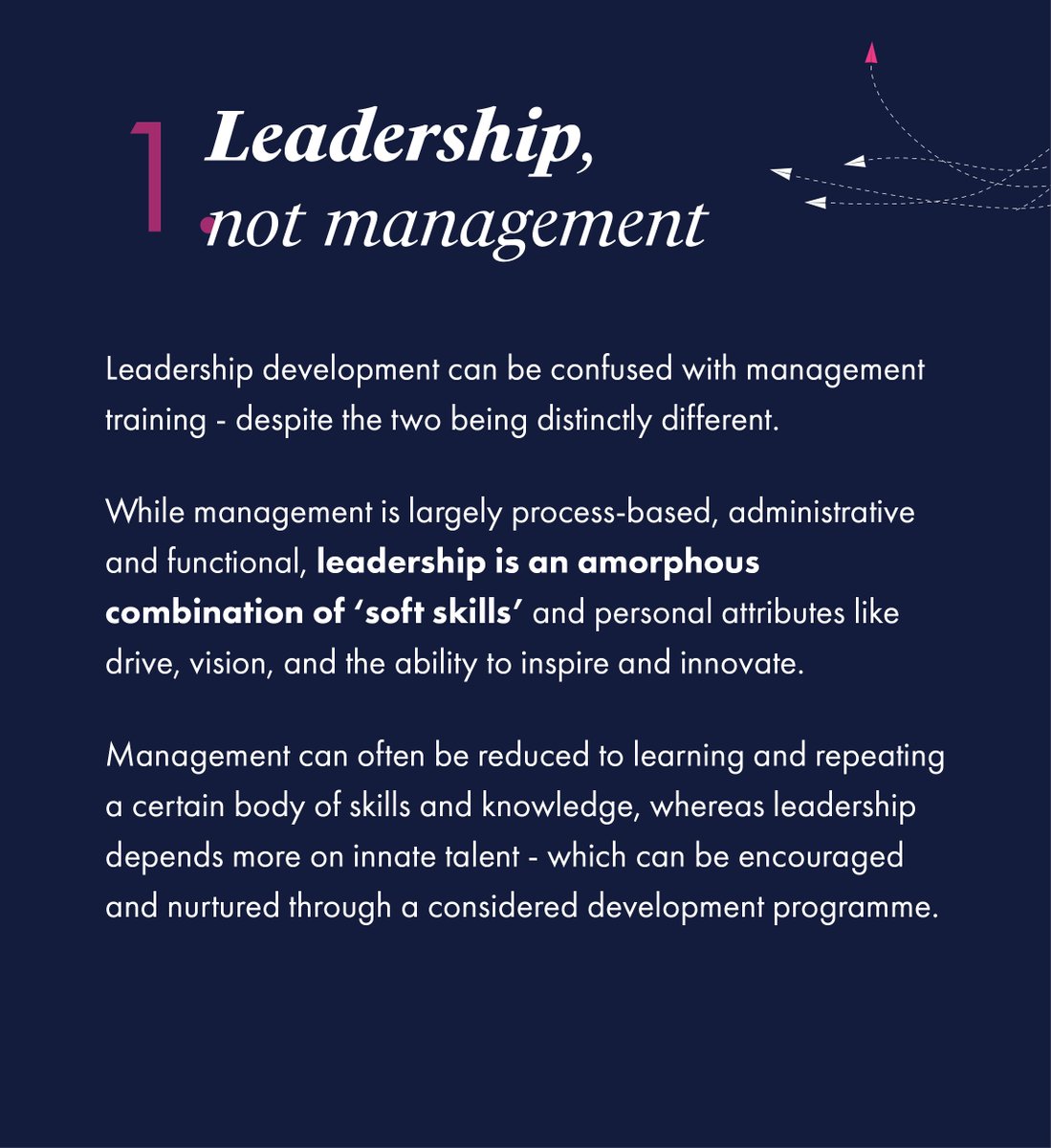 The6Group's tweet photo. We've recently seen companies make more time for #LeadershipDevelopment to keep their people engaged, productive, and prepared for a strong return.

We want to help by sharing 4 reasons why programmes can fail - and how to avoid them.

#Leadership #ThursdayThoughts #COVID19 https://t.co/XC0DyeaEcE