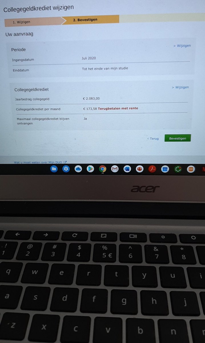 Marcb143's tweet photo. @Duostudent Doe ik het goed zo goed het wijzigen op deze manier? Ik zie namelijk niet staan welke soort ik heb dus misschien zit ik verkeerd https://t.co/FhwHqtlX1d