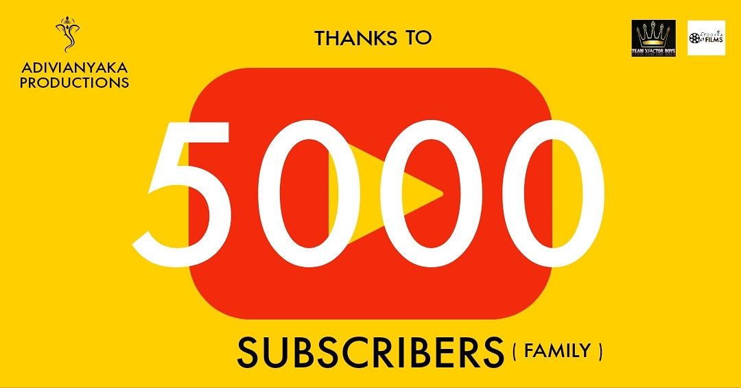XfactorBoy123's tweet photo. THANKS TO EACH ND EVERYONE ❤️🙏
COMPLETED 5K YOUTUBE FAMILY 💐
#teamxfactorboys #adivinayakaproductions https://t.co/Z0cl4Rt4Cd