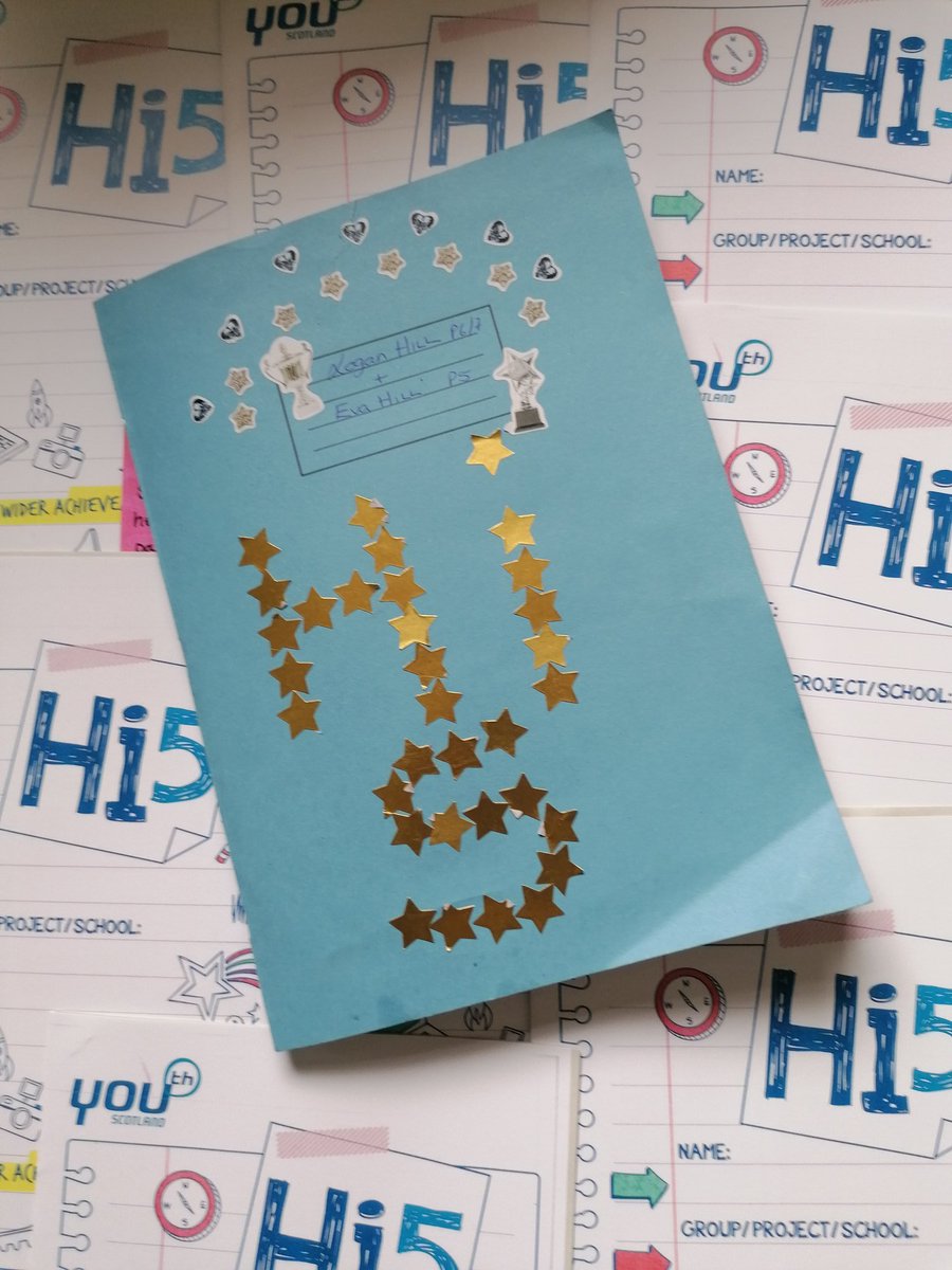 BorestoneA's tweet photo. Any work you have done on the Hi-5 challenge please bring it to school at the start of next term to receive your award and celebrate your success!🏆👏🤩. A special well done to E&amp;LH P5WM/P7H &amp; TG P3M. They have completed their award with fantastic effort &amp; enthusiasm! https://t.co/FjetYbwOut