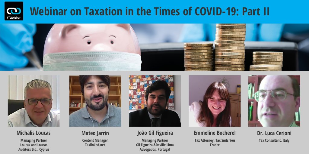Taxlinked's tweet photo. Did you miss our webinar yesterday on #COVID19 &amp; fiscal policy in Europe? If so, stay tuned for the full video-recording and transcript, which should be available soon! https://t.co/QLRooVJ7UN