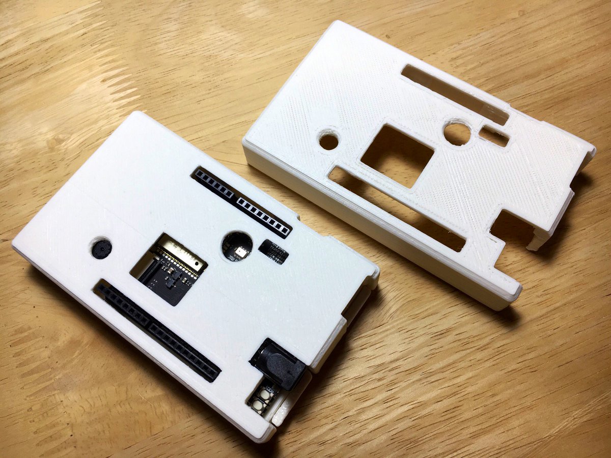 __shu1's tweet image. なので調整して再度出力。だいぶ良くはなった…(上が前回、下が今回) #Maixduino
