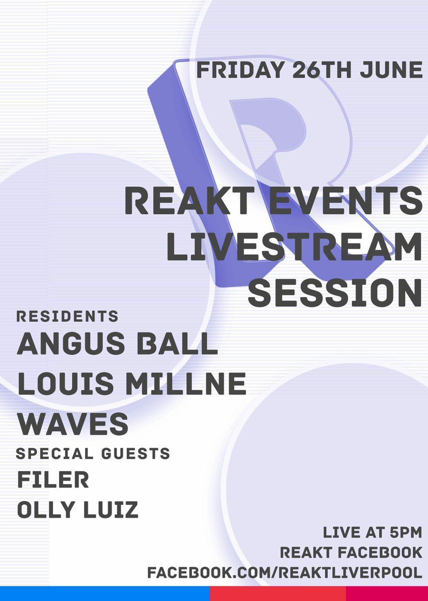 doing a little melodic techno livestream over on reakt's facebook tomorrow at 7pm 🔮