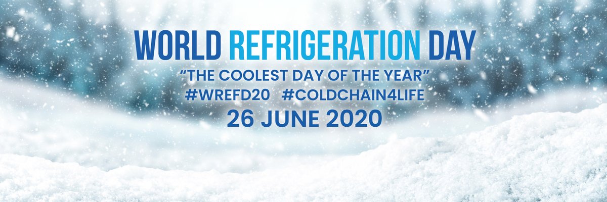 Tomorrow is #worldrefrigerationday which aims to highlight the crucial role that the cold chain plays in our lives. If you want to learn more, have a read of the case studies by @CountOnCooling which you can find here: countoncooling.eu/index.php/case… #ColdChain4Life #WREFD20 @WorldRefDay