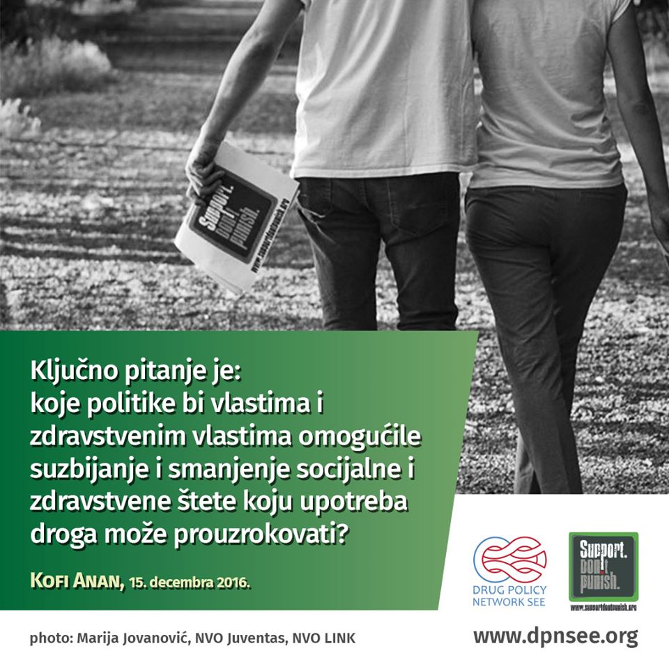 Tokom juna meseca, DPNSEE i organizacije članice postavljaće izjave o politikama prema drogama, Kofi Anana, nekadašnjeg Generalnog sekretara UN i istaknutog člana <a href="/globalcdp/">The Global Commission on Drug Policy (GCDP)</a>
<a href="/DPN_SEE/">DPNSEE</a>
#supportdontpunish #DPNSEE #PreventNS #udruzenjeprevent
