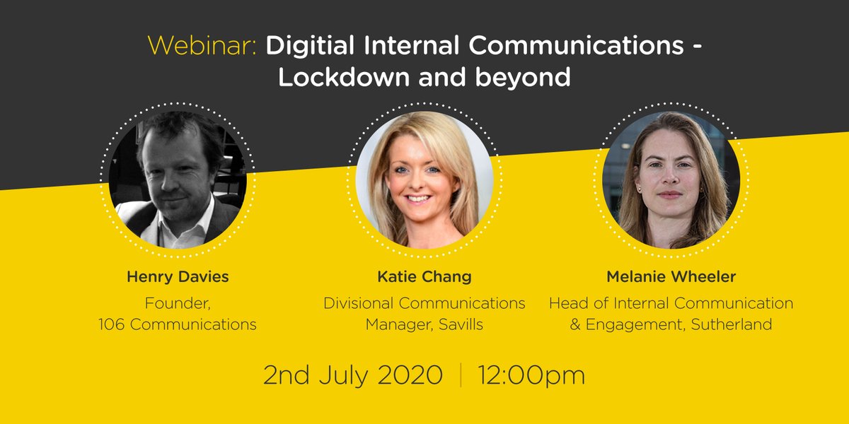 106comms's tweet image. Join our webinar to understand how digital internal comms has changed during Covid and how it might change in the future. 
#internalcommunications #digitalcomms #internalcomms #covid19 

Sign up here: ow.ly/7mal50Ahnru