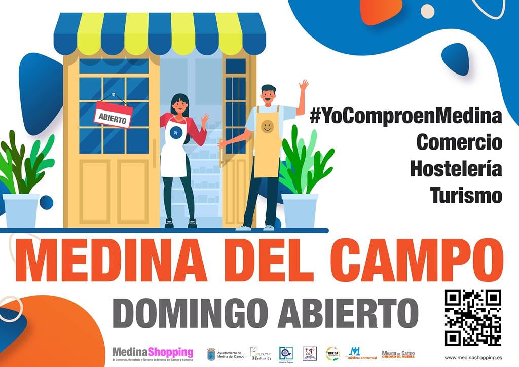 #MedinadelCampo
#domingoabierto
#yocomproenMedina 
#yocomprolocal
#medinashopping 
#VilladelasFerias 
#CiudaddelMueble
#RutadelVinodeRueda
#turismodecompras
#turValladolid
#TierrasdeMedina 
#cylesvida